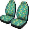Chilli Taco Pattern Print Universal Fit Car Seat Cover-grizzshop