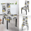 Chimp Monkey Banana Pattern Print Chair Cover-grizzshop