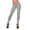 Chimp Monkey Banana Pattern Print Women Leggings-grizzshop