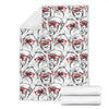 Chimp Monkey Pattern Print Blanket-grizzshop