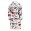 Chimp Monkey Pattern Print Men Long Robe-grizzshop