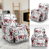 Chimp Monkey Pattern Print Recliner Cover-grizzshop