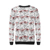 Chimp Monkey Pattern Print Women Crewneck Sweatshirt-grizzshop