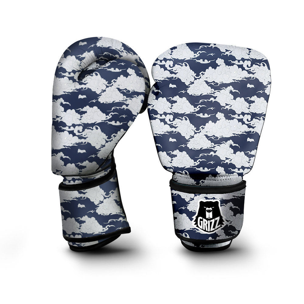 Chinese Cloud Print Pattern Boxing Gloves-grizzshop