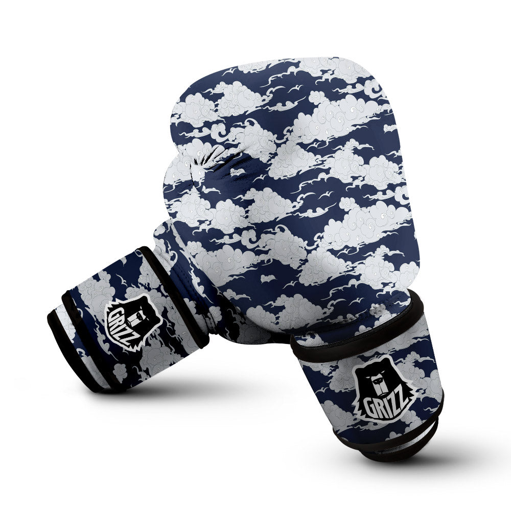 Chinese Cloud Print Pattern Boxing Gloves-grizzshop