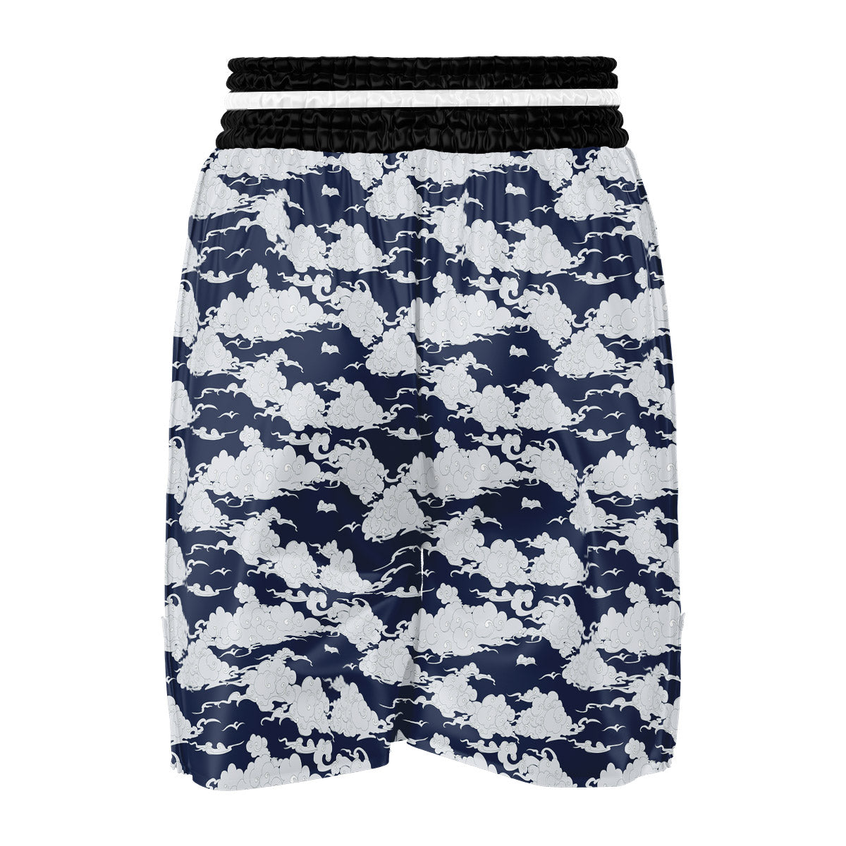 Chinese Cloud Print Pattern Boxing Shorts-grizzshop