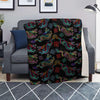 Chinese Dragon Character Print Blanket-grizzshop