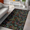 Chinese Dragon Character Print Floor Mat-grizzshop