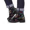 Chinese Dragon Character Print Men's Boots-grizzshop