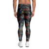 Chinese Dragon Character Print Men's Leggings-grizzshop