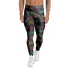 Chinese Dragon Character Print Men's Leggings-grizzshop