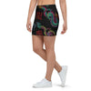 Chinese Dragon Character Print Mini Skirt-grizzshop