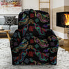 Chinese Dragon Character Print Recliner Cover-grizzshop