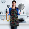 Chinese Dragon Character Print Women's Apron-grizzshop