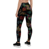 Chinese Dragon Character Print Women's Leggings-grizzshop