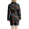 Chinese Dragon Character Print Women's Robe-grizzshop