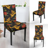 Chinese Dragon Rose Pattern Print Chair Cover-grizzshop