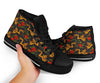 Chinese Dragon Rose Pattern Print Men Women's High Top Shoes-grizzshop