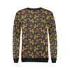 Chinese Dragon Rose Pattern Print Women Crewneck Sweatshirt-grizzshop