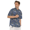 Chinese Dragon Sea Print Pattern Men's Short Sleeve Shirts-grizzshop