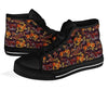 Chinese Floral Dragon Pattern Print Men Women's High Top Shoes-grizzshop