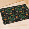 Chinese Green Dragon Print Door Mat-grizzshop