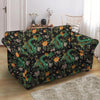 Chinese Green Dragon Print Loveseat Cover-grizzshop