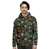 Chinese Green Dragon Print Men's Hoodie-grizzshop