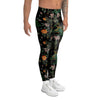 Chinese Green Dragon Print Men's Leggings-grizzshop