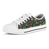 Chinese Green Dragon Print Men's Low Top Shoes-grizzshop