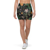 Chinese Green Dragon Print Mini Skirt-grizzshop