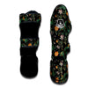 Chinese Green Dragon Print Muay Thai Shin Guard-grizzshop