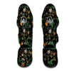 Chinese Green Dragon Print Muay Thai Shin Guard-grizzshop