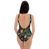 Chinese Green Dragon Print One Piece Swimsuite-grizzshop