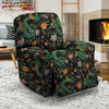 Chinese Green Dragon Print Recliner Cover-grizzshop