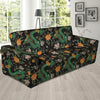 Chinese Green Dragon Print Sofa Cover-grizzshop