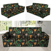 Chinese Green Dragon Print Sofa Cover-grizzshop