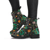 Chinese Green Dragon Print Women's Boots-grizzshop