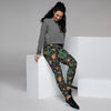 Chinese Green Dragon Print Women's Joggers-grizzshop