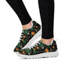 Chinese Green Dragon Print Women's Sneakers-grizzshop