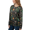 Chinese Green Dragon Print Women's Sweatshirt-grizzshop