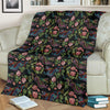 Chinese Rose Dragon Pattern Print Blanket-grizzshop