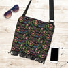 Chinese Rose Dragon Pattern Print Crossbody Bags-grizzshop