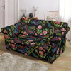 Chinese Rose Dragon Pattern Print Loveseat Cover-grizzshop