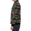 Chinese Rose Dragon Pattern Print Men's Bomber Jacket-grizzshop