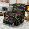 Chinese Rose Dragon Pattern Print Recliner Cover-grizzshop