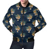 Chinese Tiger Pattern Print Men's Bomber Jacket-grizzshop