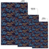 Chinese Wave Dragon Pattern Print Floor Mat-grizzshop