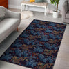 Chinese Wave Dragon Pattern Print Floor Mat-grizzshop