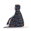 Chinese Wave Dragon Pattern Print Hooded Blanket-grizzshop